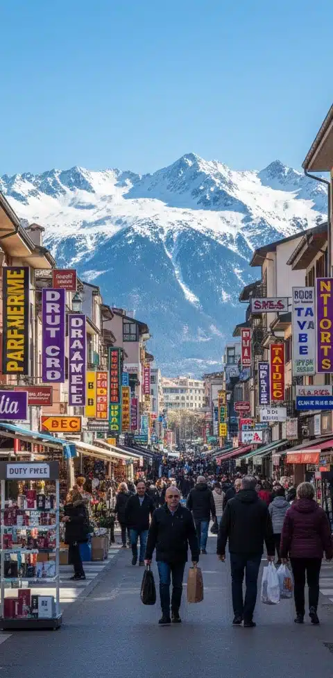 Achats détaxés et shopping en montagne au Pas de la Casa